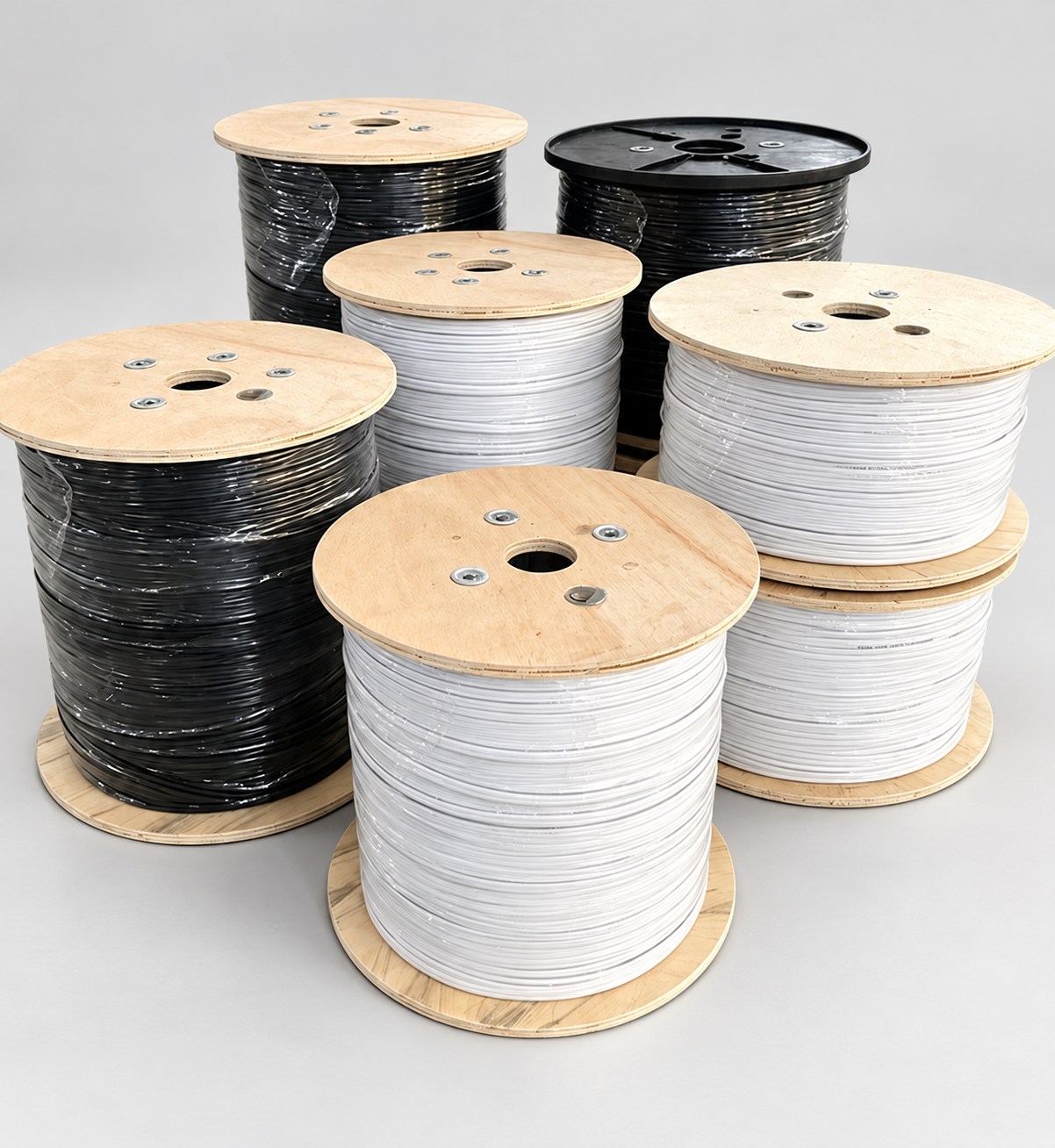 Fibrava black and white product reels